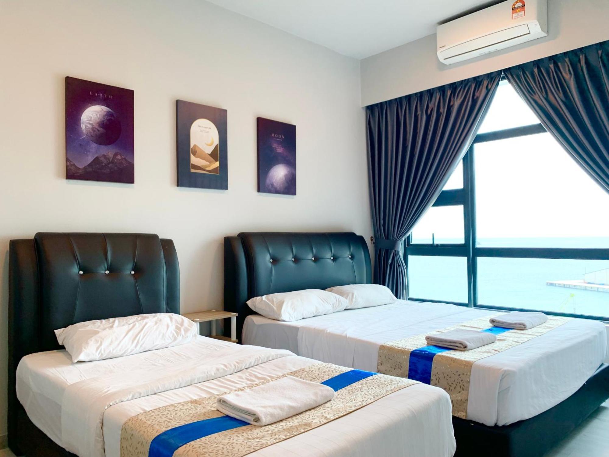 Sunset Seaview Vacation Condos @ Jesselton Quay Kota Kinabalu Chambre photo