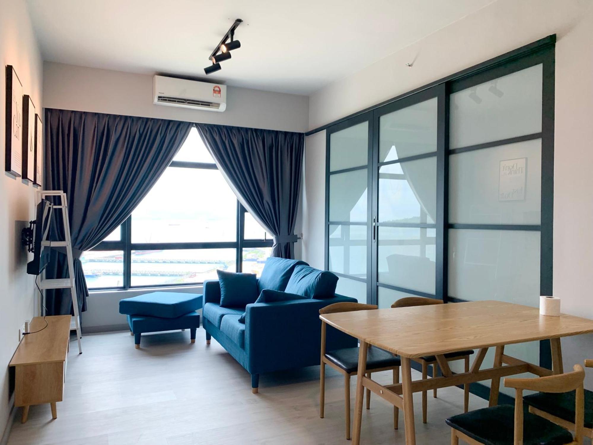Sunset Seaview Vacation Condos @ Jesselton Quay Kota Kinabalu Chambre photo