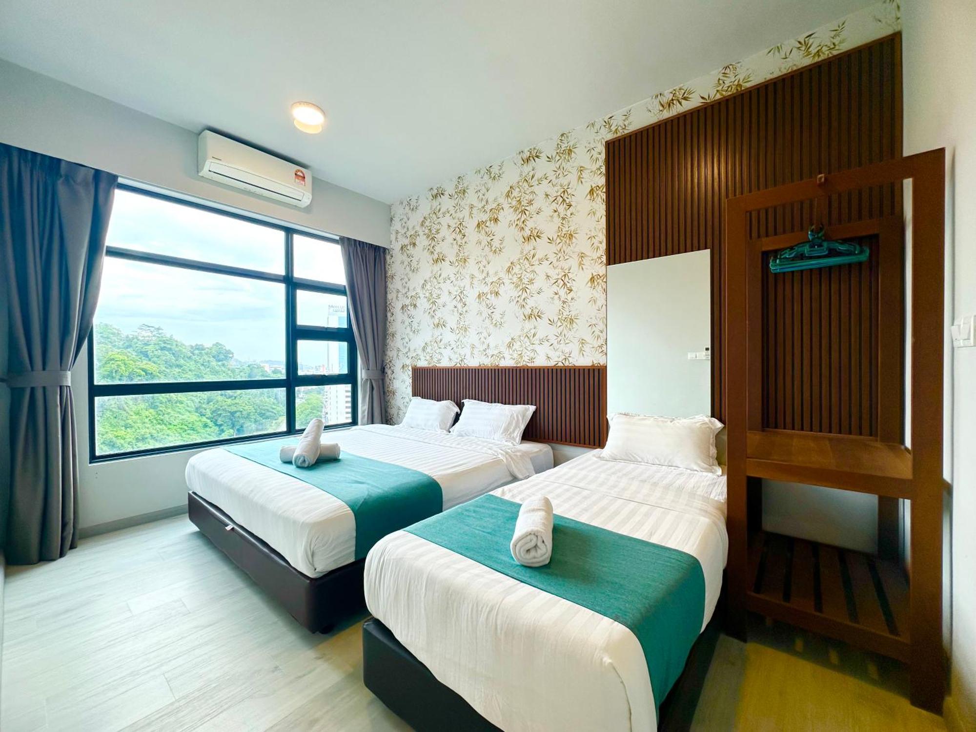Sunset Seaview Vacation Condos @ Jesselton Quay Kota Kinabalu Chambre photo